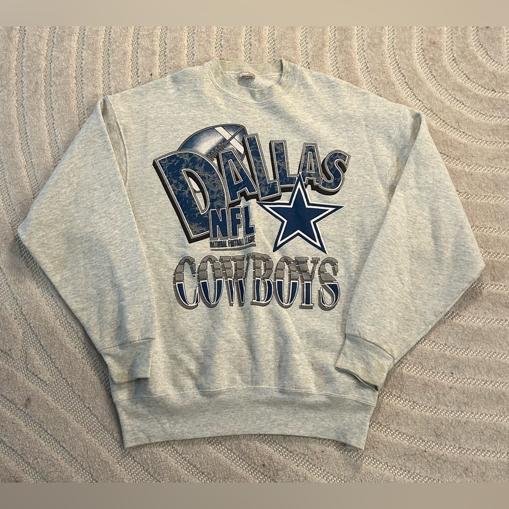 Vintage NFL Dallas Cowboys Football Crewneck Sweatshirt - XL